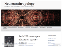 Tablet Screenshot of neuroanthropology.net